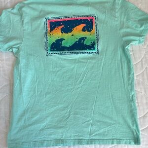 Billabong Mint Aqua Logo Short Sleeve Tee